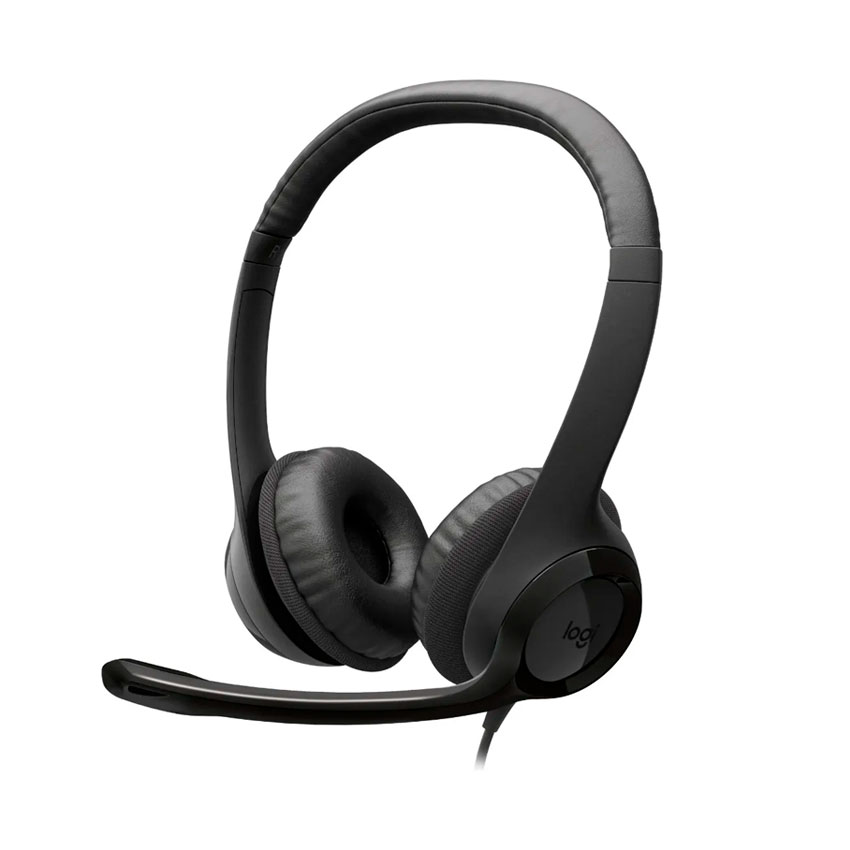 AUDÍFONO CON MICRÓFONO LOGITECH H390 USB-C CON CANCELACIÓN DE RUIDO NEGRO - 2