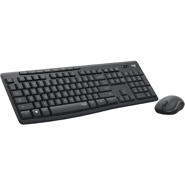 TECLADO LOGITECH + MOUSE MK295 WIRELESS USB BLACK (920-009792) - 4