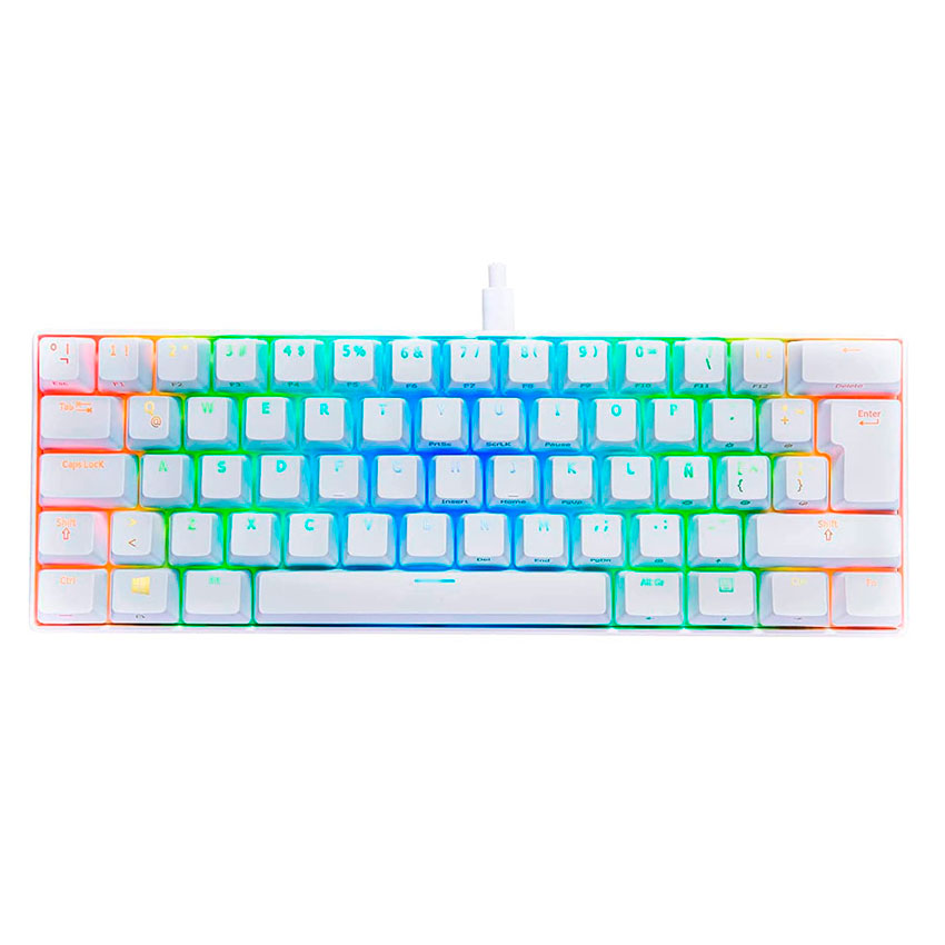 TECLADO VSG MINTAKA MECANICO 60% SWITCH BLUE - WHITE - 3