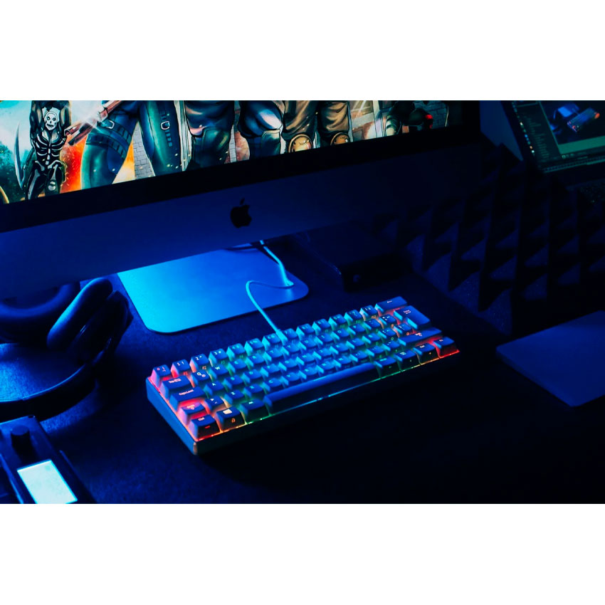 TECLADO VSG MINTAKA MECANICO 60% SWITCH BLUE - WHITE - 5