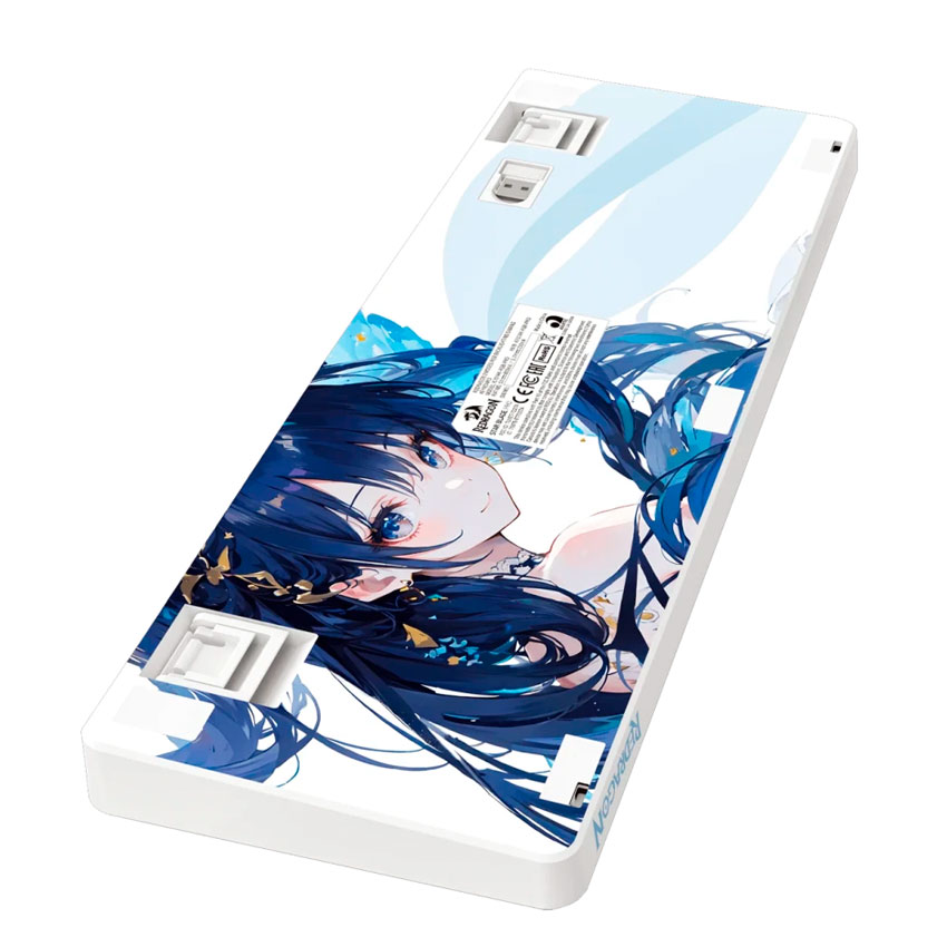 TECLADO REDRAGON STARD BLADE RGB-PRO WIRELESS ENGLISH K707AK BLUE ANIME - 4