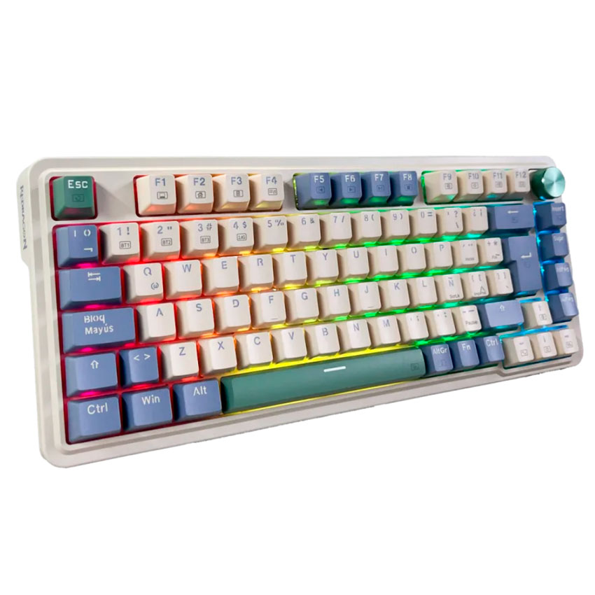 TECLADO REDRAGON UCALPRO-RGB K673CPG WIRELESS 75% MECÁNICO ESPAÑOL - 4
