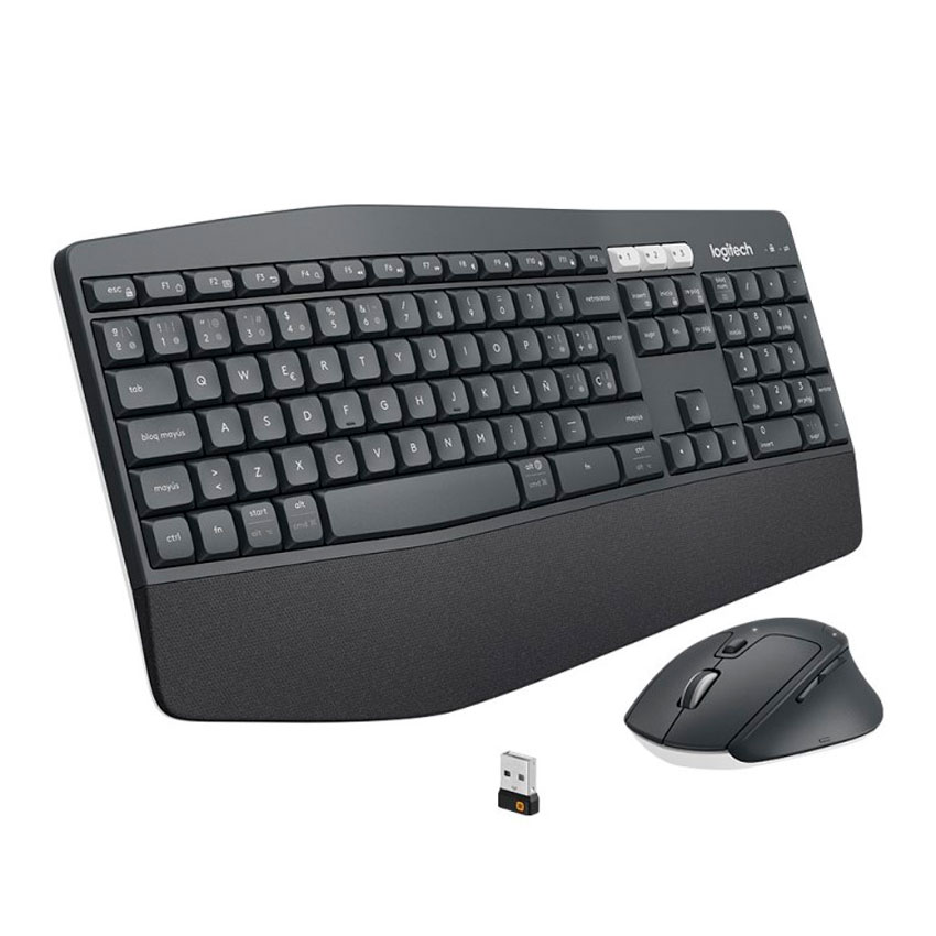 COMBO INALÁMBRICO LOGITECH MK850 NEGRO TECLADO Y MOUSE ERGONÓMICOS - 1