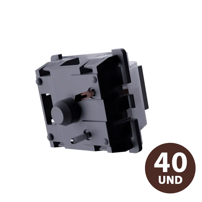 SWITCH VSG KAILH BOX BROWN 3 PINES TÁCTIL PARA TECLADO MECÁNICO - 2