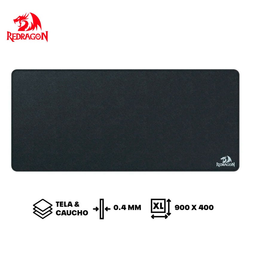 MOUSE PAD GAMER XL REDRAGON FLICK 90 X 40 CM - 1