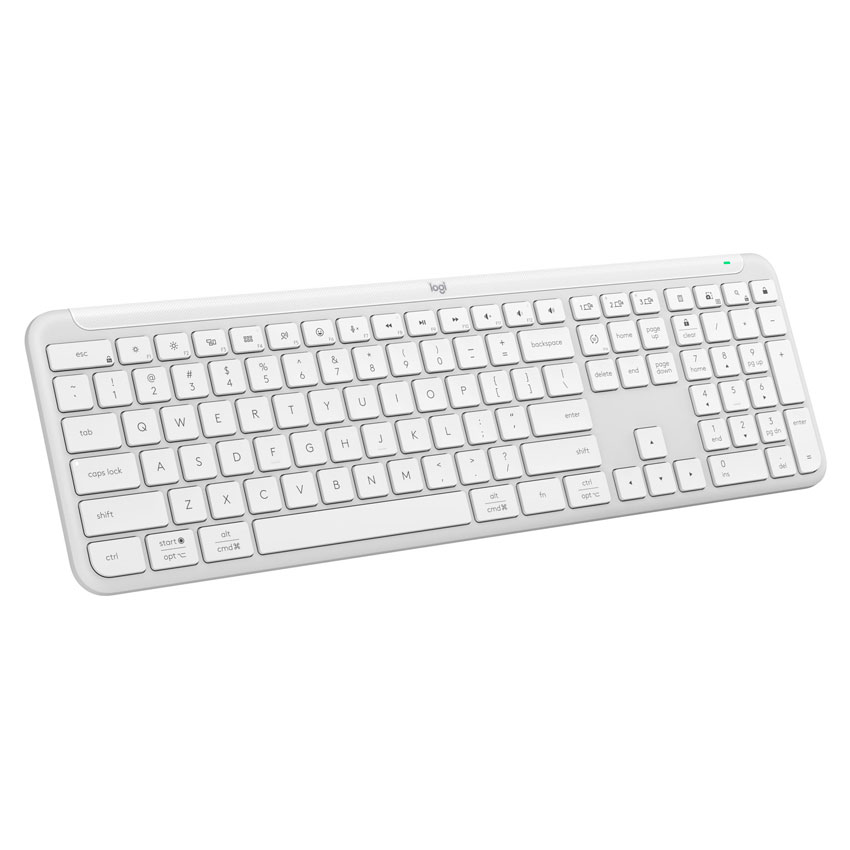 TECLADO LOGITECH SIGNATURE SLIM K950 BLANCO BLUETOOTH Y LOGI BOLT - 3