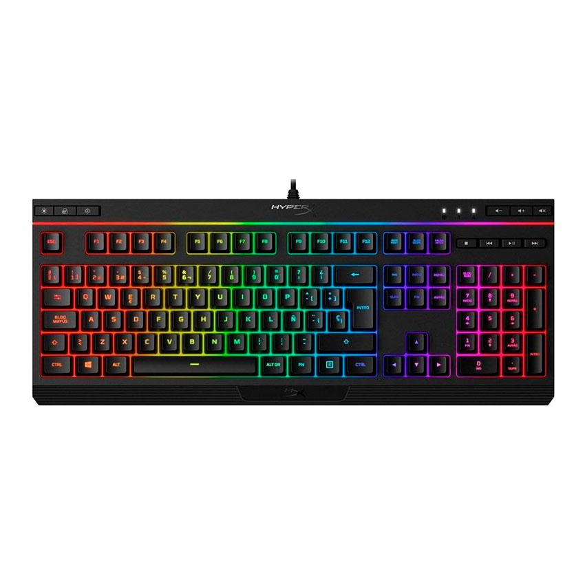 TECLADO HYPERX ALLOY CORE RGB ESPAÑOL NEGRO CON ILUMINACIÓN RGB - 1