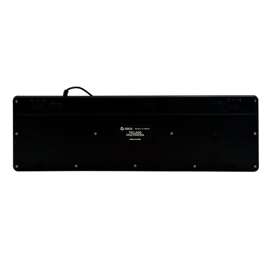 TECLADO LAVABLE TEROS TE-4065N, IPX7, USB, NEGRO - 6
