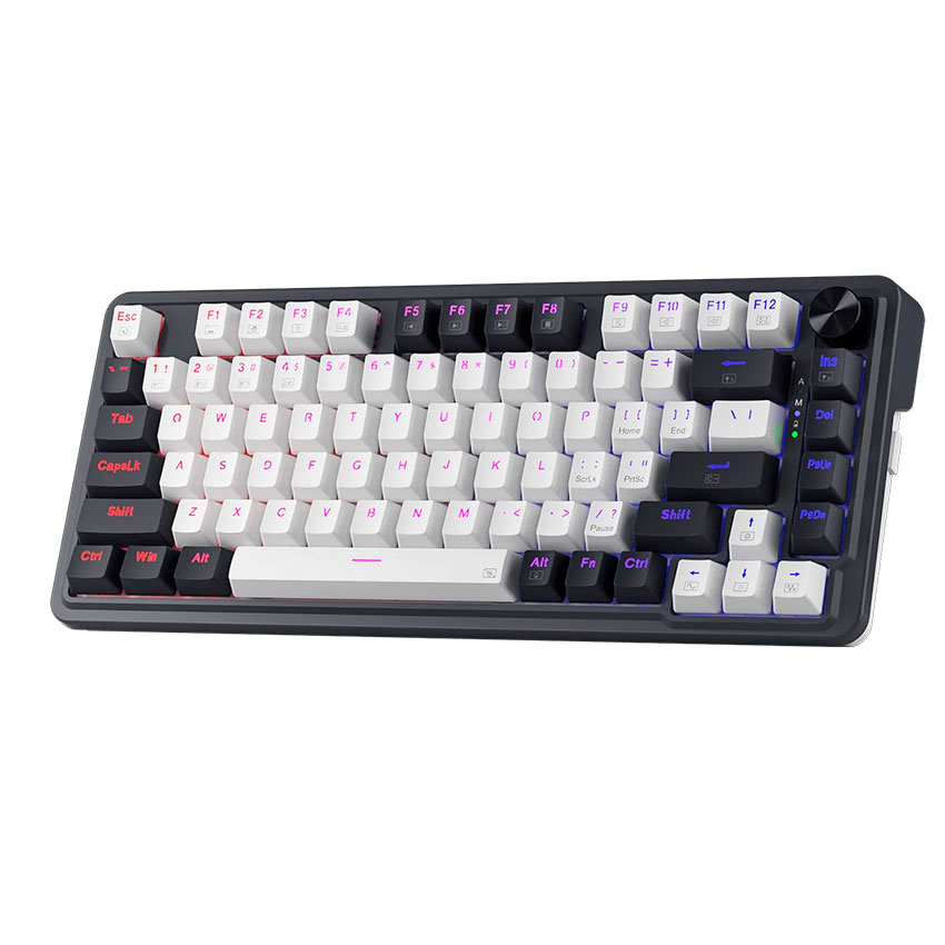 TECLADO REDRAGON UCALPRO-RGB WIRELESS SPANISH K673WB WHITEBLACK - 5