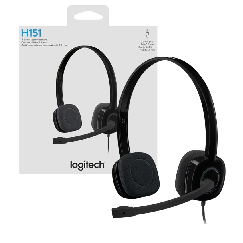 AUDÍFONO LOGITECH H151 NEGRO - 4