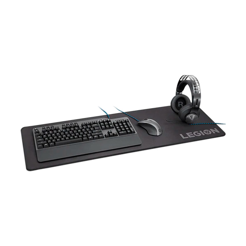 MOUSE PAD LENOVO LEGION GAMING XL CLOTH – ANTIDESLIZANTE, RESISTENTE AL AGUA, 900 × 300 MM - 2