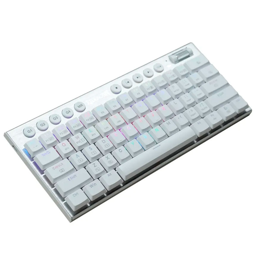 TECLADO REDRAGON HORUS K632-RGB WHITE RED SWITCH - 2