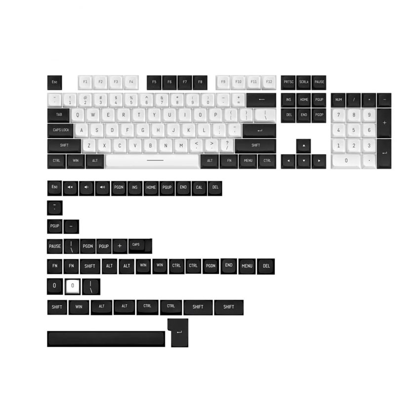 KEYCAPS TECLAS REDRAGON CSA PBT 150 UNITS MULTI LAYOUT - 4