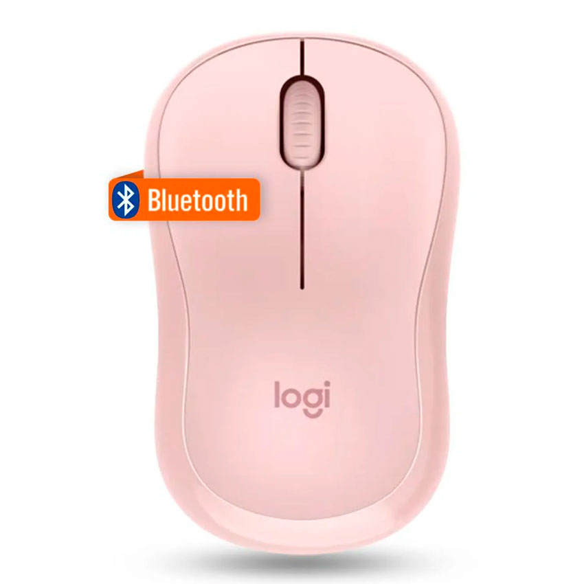 MOUSE INALÁMBRICO LOGITECH M240 SILENT BLUETOOTH ROSA - 1