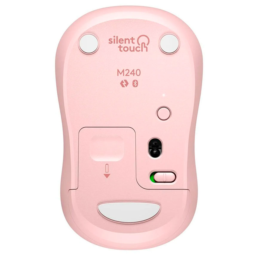 MOUSE INALÁMBRICO LOGITECH M240 SILENT BLUETOOTH ROSA - 5