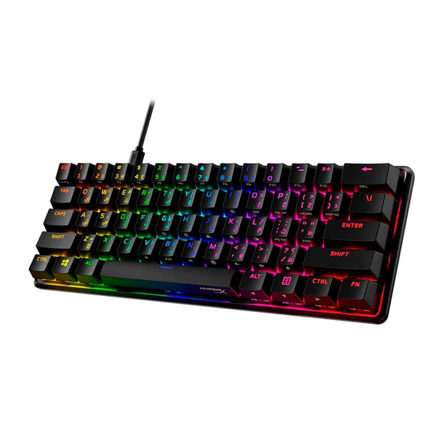 TECLADO MECÁNICO HYPERX ALLOY ORIGINS 60 RGB RED - 3