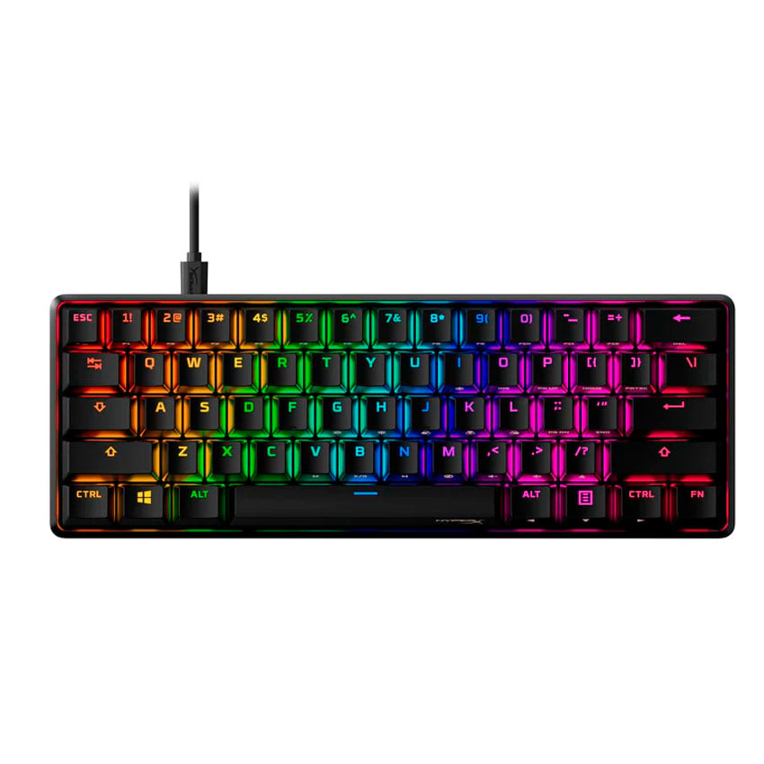 TECLADO MECÁNICO HYPERX ALLOY ORIGINS 60 RGB RED - 5
