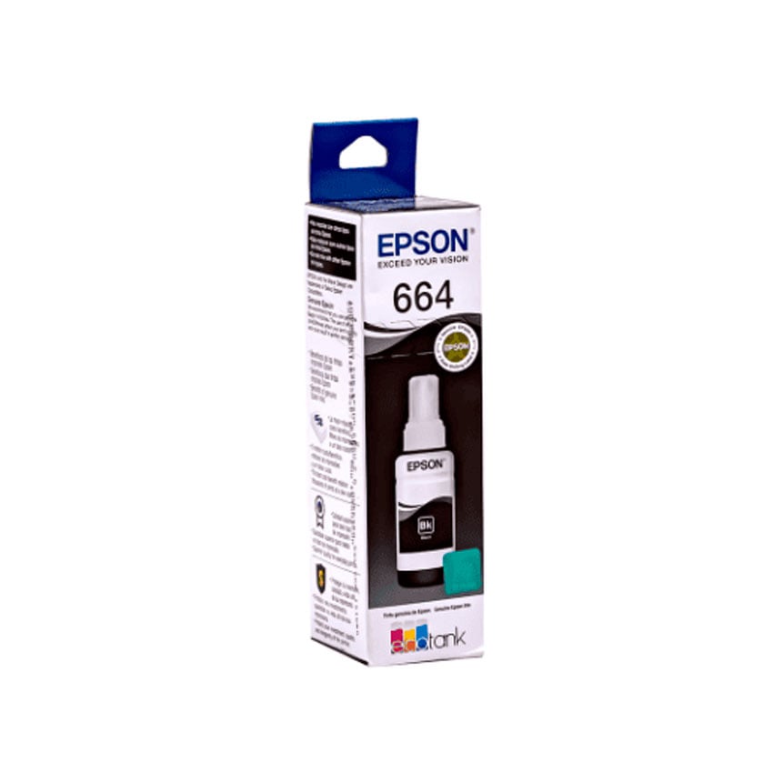 BOTELLA DE TINTA EPSON NEGRA T664 ORIGINAL – RENDIMIENTO 4500 PÁG - 3