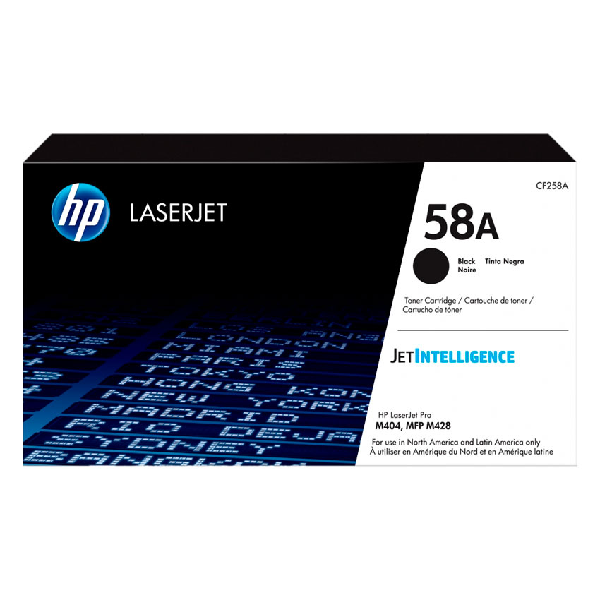 TÓNER ORIGINAL HP 58A CF258A NEGRO PARA LASERJET PRO M404 / M428 - 1