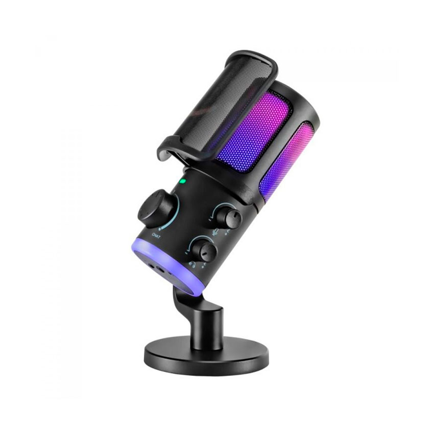 MICRÓFONO FIFINE AM6 BLACK – CONDENSADOR RGB - 2