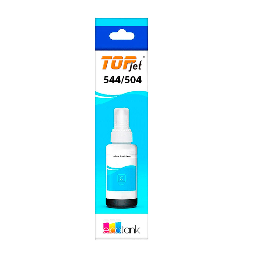 KIT 4 TINTAS TOP JET 504/544 P/EPSON L1250 L3110 L3210 L3250 - 2