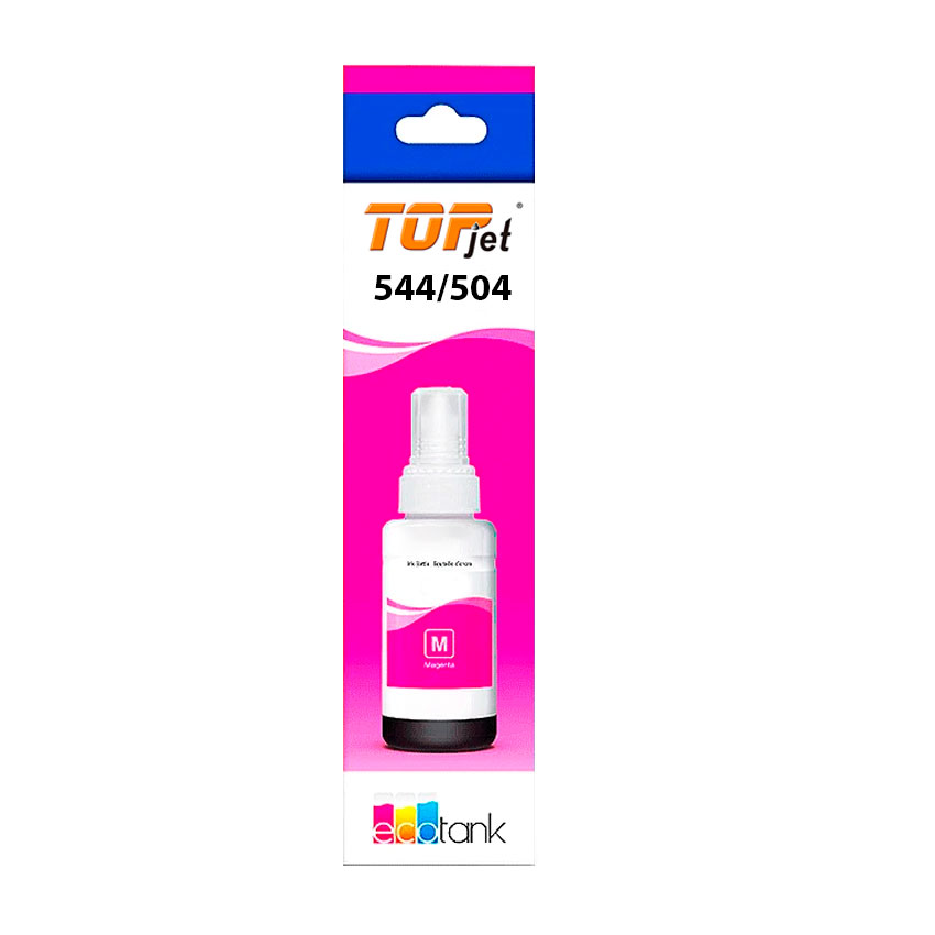 KIT 4 TINTAS TOP JET 504/544 P/EPSON L1250 L3110 L3210 L3250 - 3