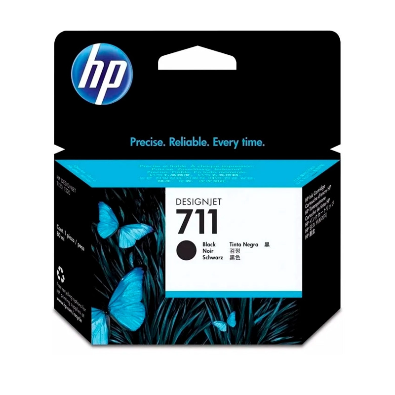 TINTA HP 711 CZ129A COLOR NEGRO 38ML - ORIGINAL - 1