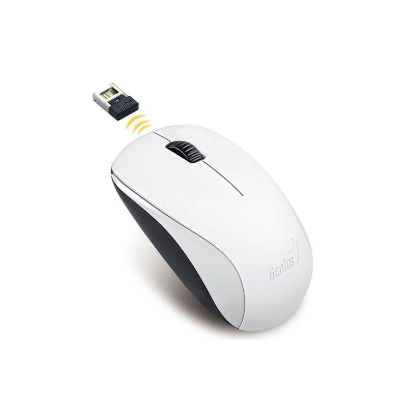 MOUSE GENIUS NX-7000 WIRELESS BLANCO – PRECISIÓN Y ESTILO SIN CABLES - 3