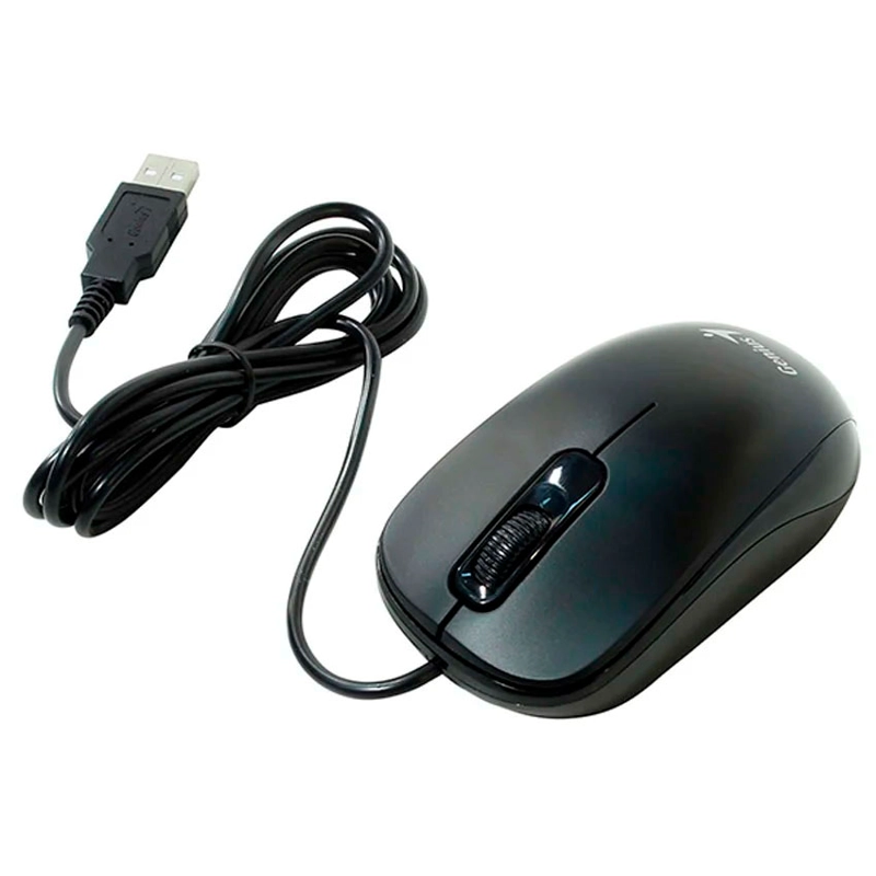 MOUSE GENIUS DX-110 USB ÓPTICO 1000 DPI NEGRO – PRECISO Y ERGONÓMICO - 2