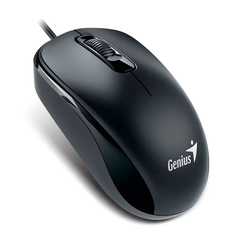 MOUSE GENIUS DX-110 USB ÓPTICO 1000 DPI NEGRO – PRECISO Y ERGONÓMICO - 3