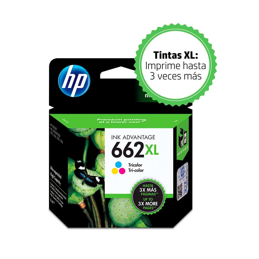 TINTA HP CZ106AL (662XL) COLOR – 330 PÁGINAS - 1