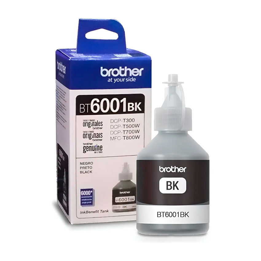 TINTA BROTHER BT6001BK BLACK DCP-T300W/500W/700W - 1