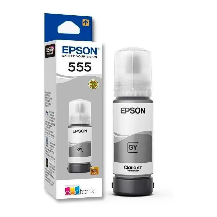 BOTELLA DE TINTA GRIS FOTOGRÁFICA EPSON T555 T555520-AL - 1