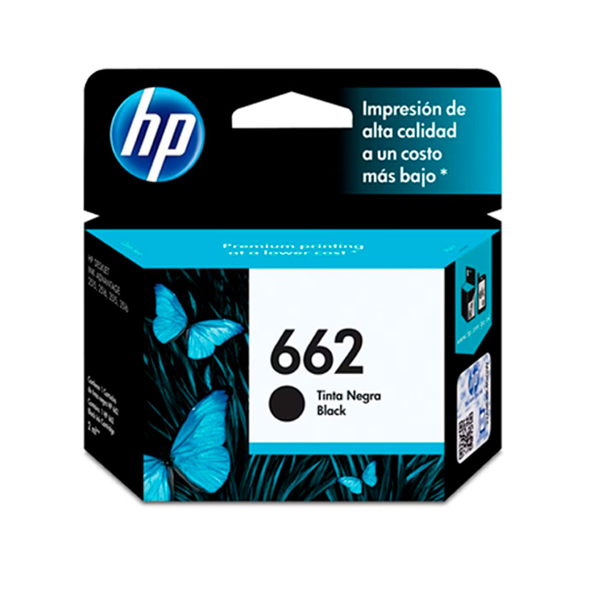 CARTUCHO DE TINTA HP 662 NEGRO (CZ103AL) - 2