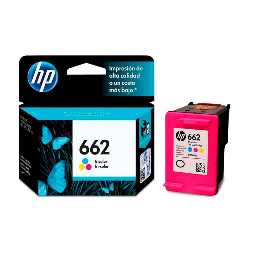 CARTUCHO DE TINTA HP 662 COLOR (CZ104AL) - 1