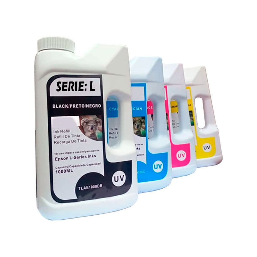 PACK 4 TINTAS TOP JET EPSON COMPATIBLES 1 LITRO (T504/T544/T664) – NEGRO, CIAN, MAGENTA Y AMARILLO - 2
