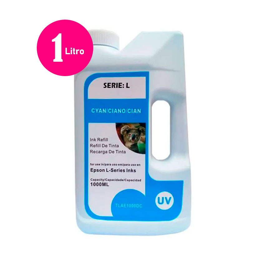 TINTA TOP JET EPSON COMPATIBLE 1 LITRO CYAN PARA L220, L3250, L3210, L4260 - 1