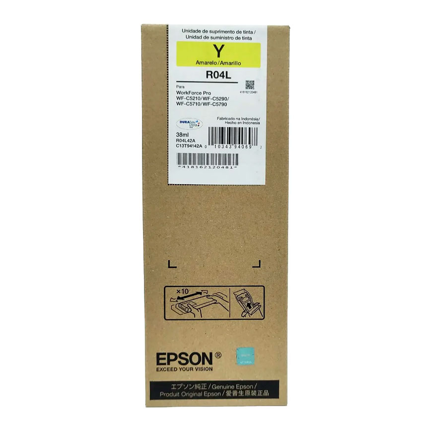 TINTA EPSON T941420-AL WF-C5210/ 5290/ 5710/ 5790 (R04L) YELLOW - 2