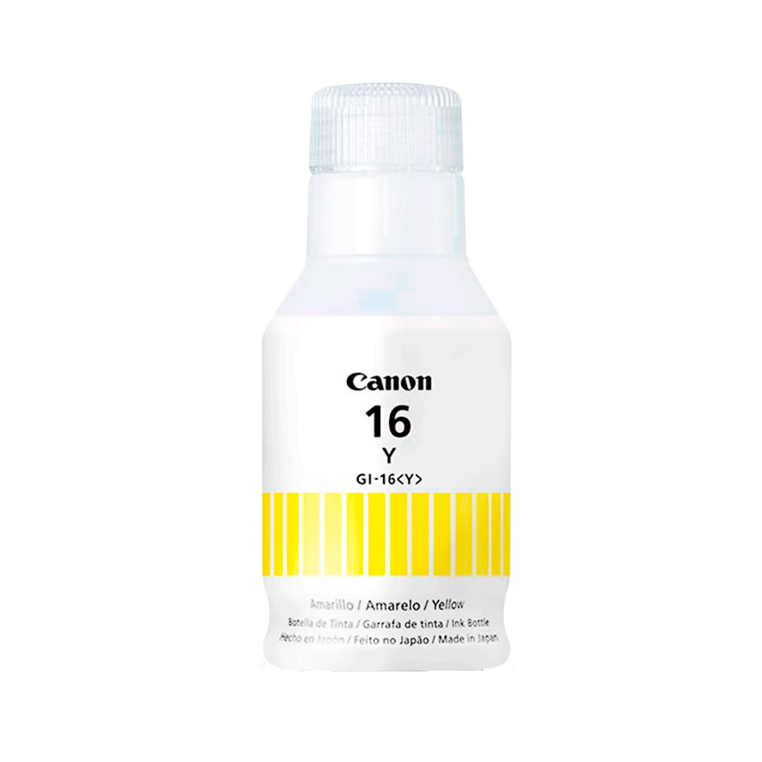TINTA CANON GI-16 YELLOW PARA IMPRESORAS MAXIFY GX6010 / GX7010 / GX5010 - 2