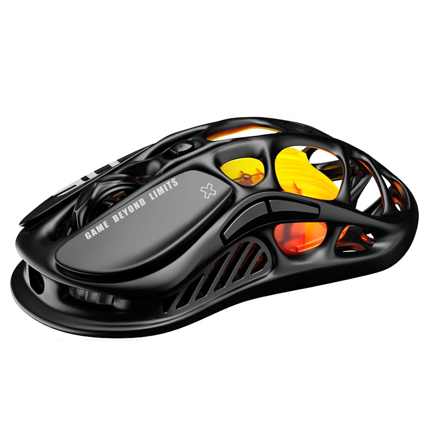 MOUSE GAMER INALÁMBRICO GRAVASTAR MERCURY M2 STEALTH BLACK – 26 000 DPI, RGB, DUAL MODE - 2