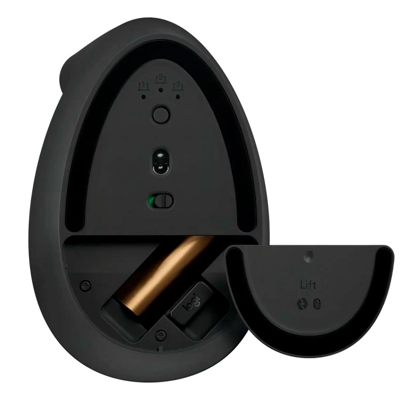 MOUSE LOGITECH LIFT VERTICAL ZURDO WIRELESS/BT BLACK - 5