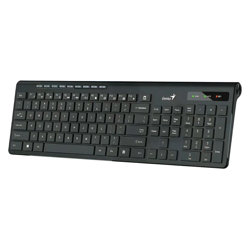 TECLADO GENIUS SLIMSTAR 7230 WIRELESS AI COPILOT - NEGRO - 2