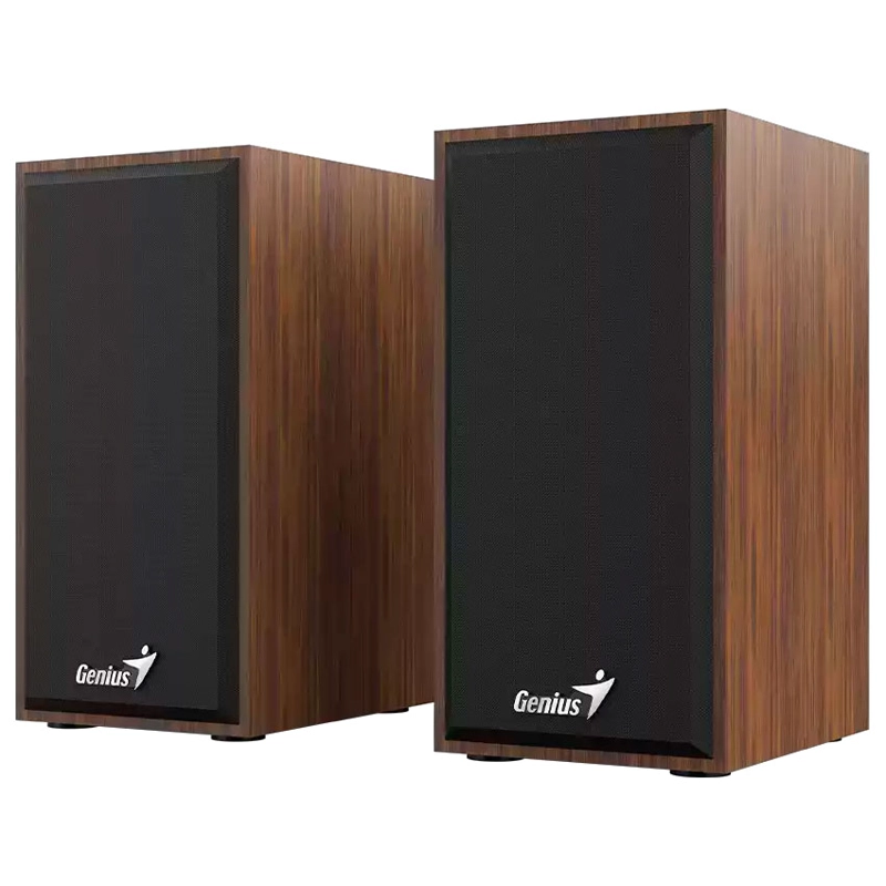 PARLANTE GENIUS SP-HF180 6W USB POWER WOOD - 1