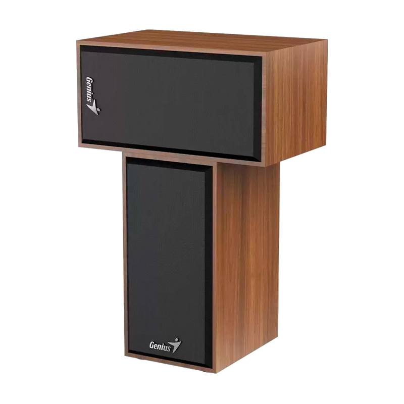 PARLANTE GENIUS SP-HF180 6W USB POWER WOOD - 3