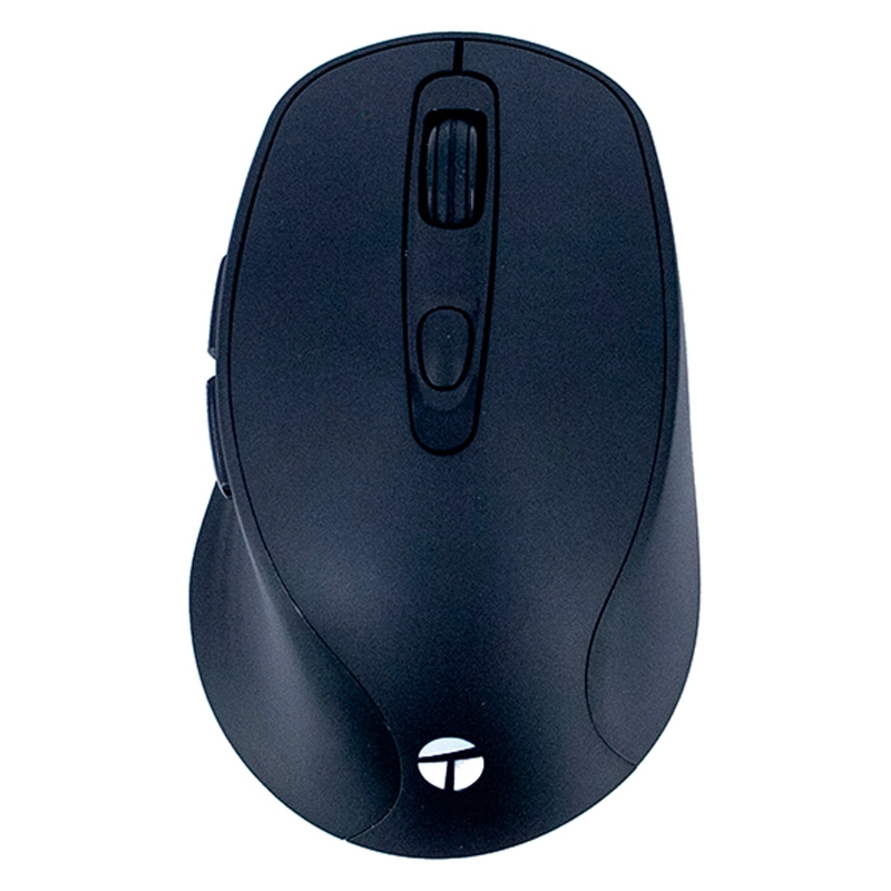 MOUSE INALÁMBRICO TEROS TE-1228S, 6 BOTONES, RECEPTOR USB, NEGRO - 1