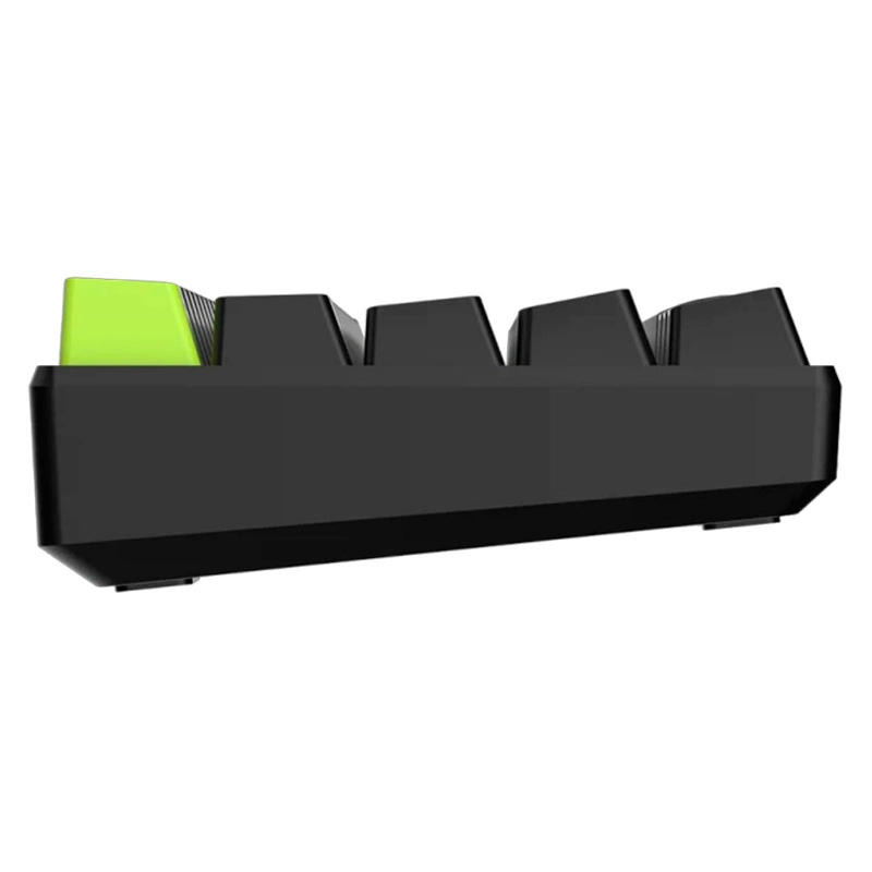TECLADO ROYAL KLUDGE RK C61 CABLEADO BLACK GREEN - MINT MAGNETIC SWITCH - 5
