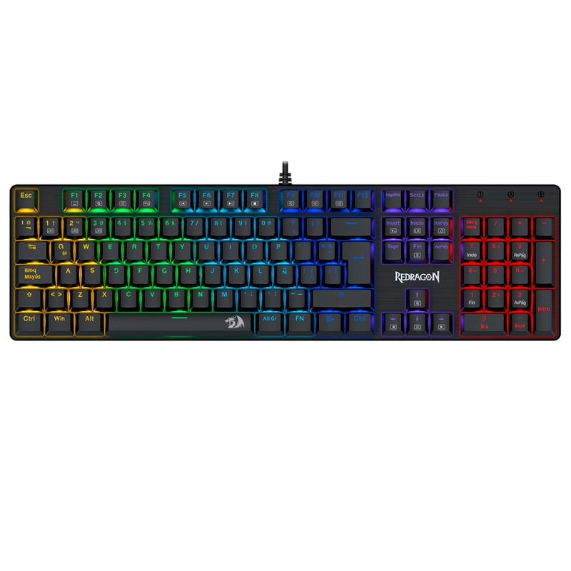 TECLADO REDRAGON SINDRI K671 CABLEADO ESPAÑOL - RED SWITCH - 2