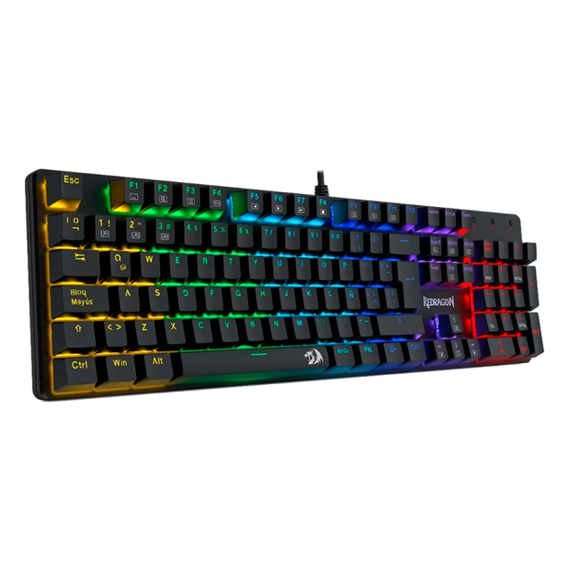 TECLADO REDRAGON SINDRI K671 CABLEADO ESPAÑOL - RED SWITCH - 4
