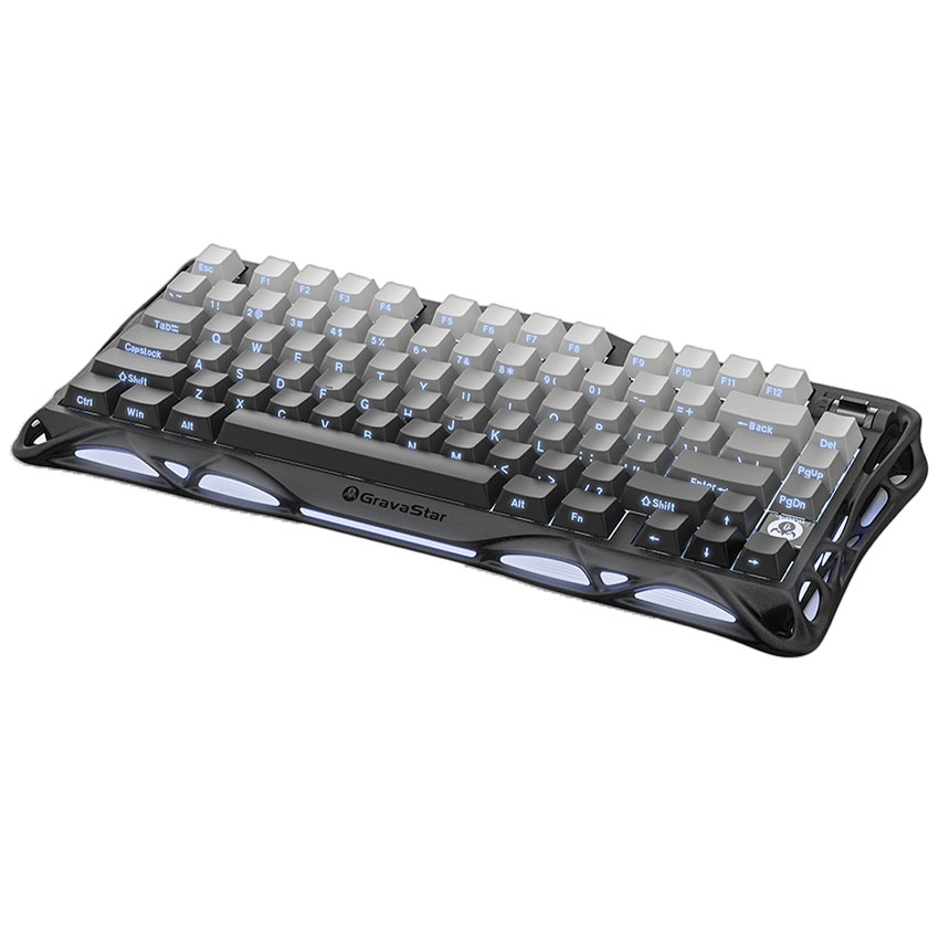 TECLADO GRAVASTAR MERCURY K1 INALAMBICO INGLES GRADIENT BLACK - 2