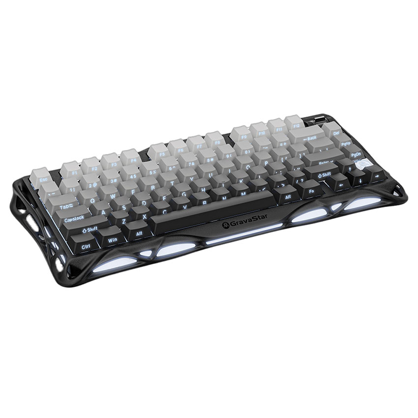 TECLADO GRAVASTAR MERCURY K1 INALAMBICO INGLES GRADIENT BLACK - 3